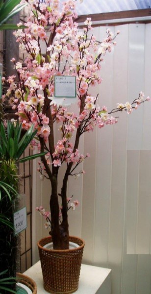 人造造型櫻花樹盆景
