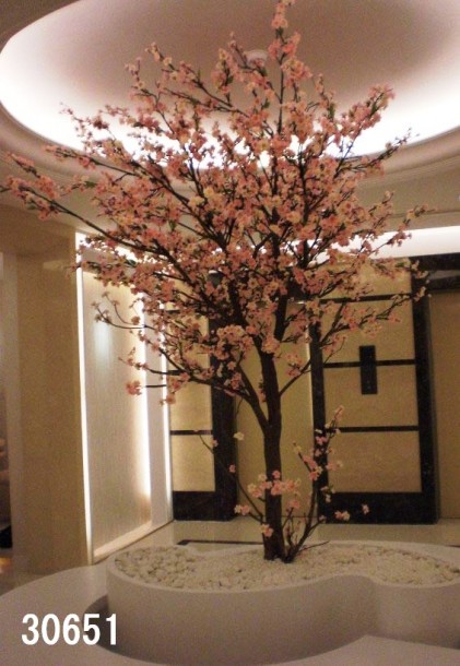 人造造型櫻花樹盆景